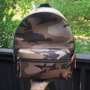 SOLD Coach Camouflage Mini Backpack